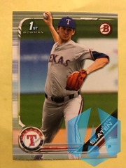 2019 1st Bowman Draft JUSTIN SLATEN  #BD-24 RC Texas RANGERS